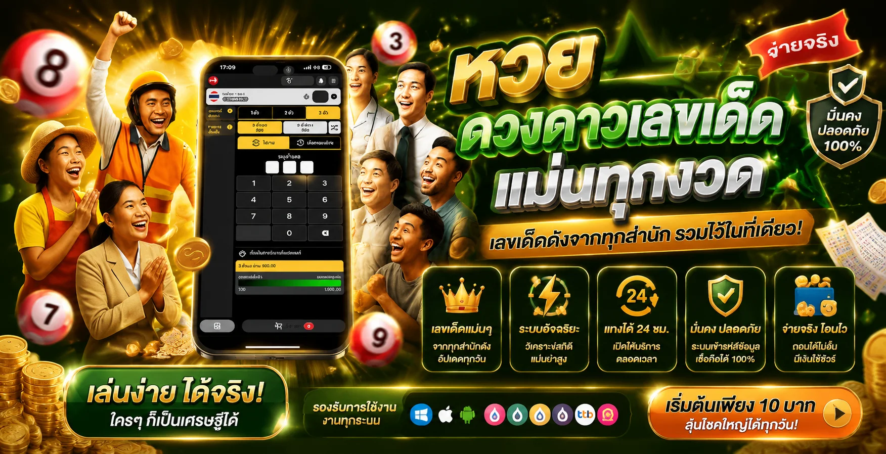 หวยออนไลน์จ่ายจริง VODKAFUN9 หวยรัฐบาล หวยลาว หวยฮานอย อัตราจ่ายสูง
